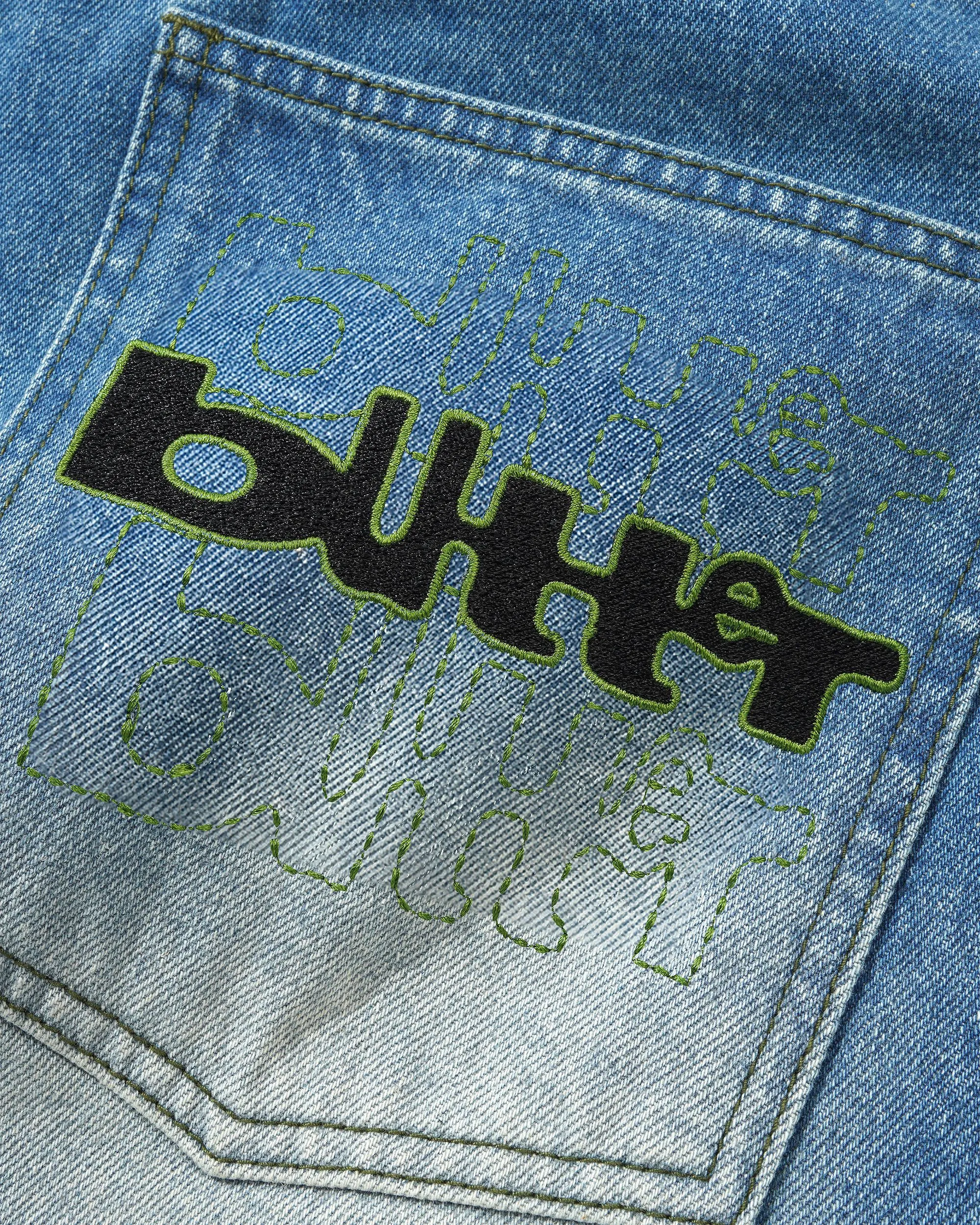 Warped Denim Shorts, Washed Mid Blue sold by Butter product image thumbnail 3