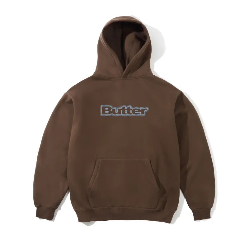 Radiant Logo Pullover Hood, Mocha sold by Butter