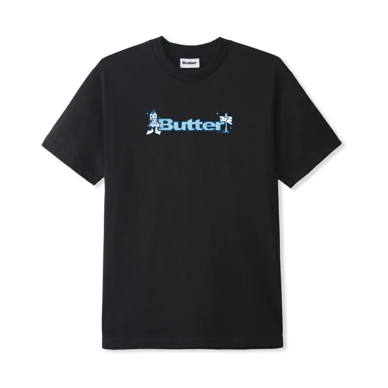 Quest Logo Tee, Black made by Butter