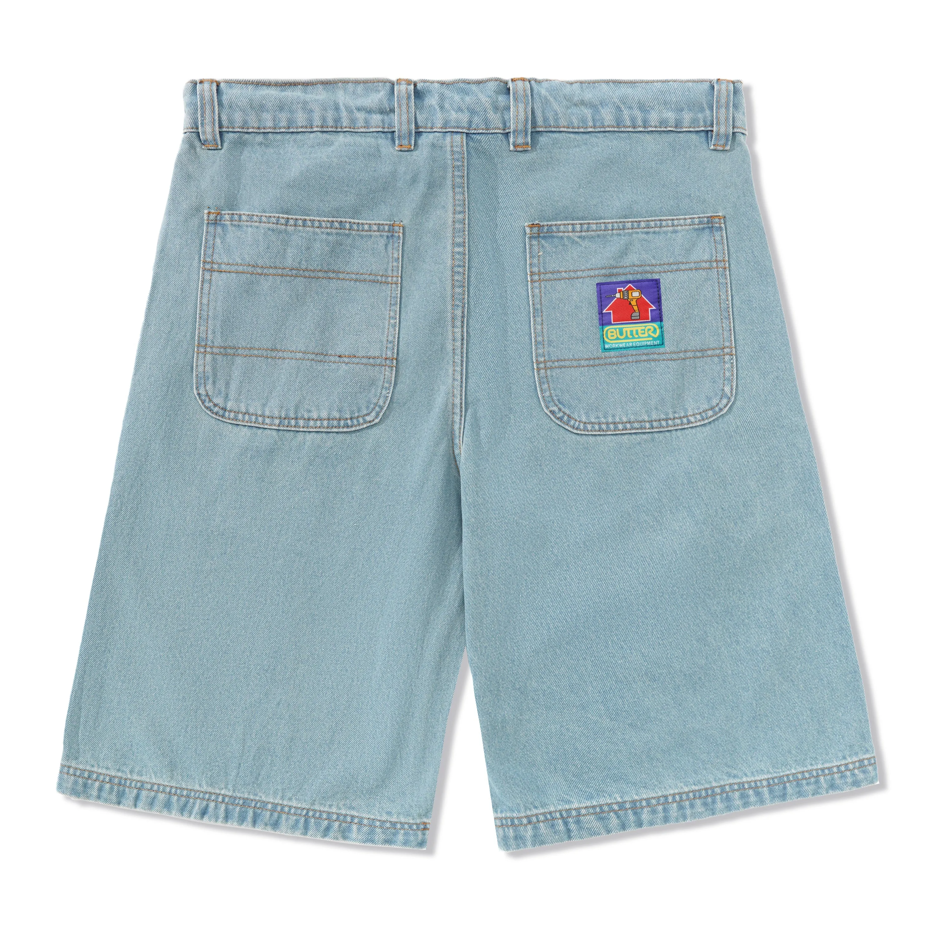 Work Shorts, Distress Washed Indigo sold by Butter product image thumbnail 2