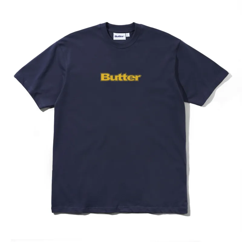 Logo Tee, Navy sold by Butter