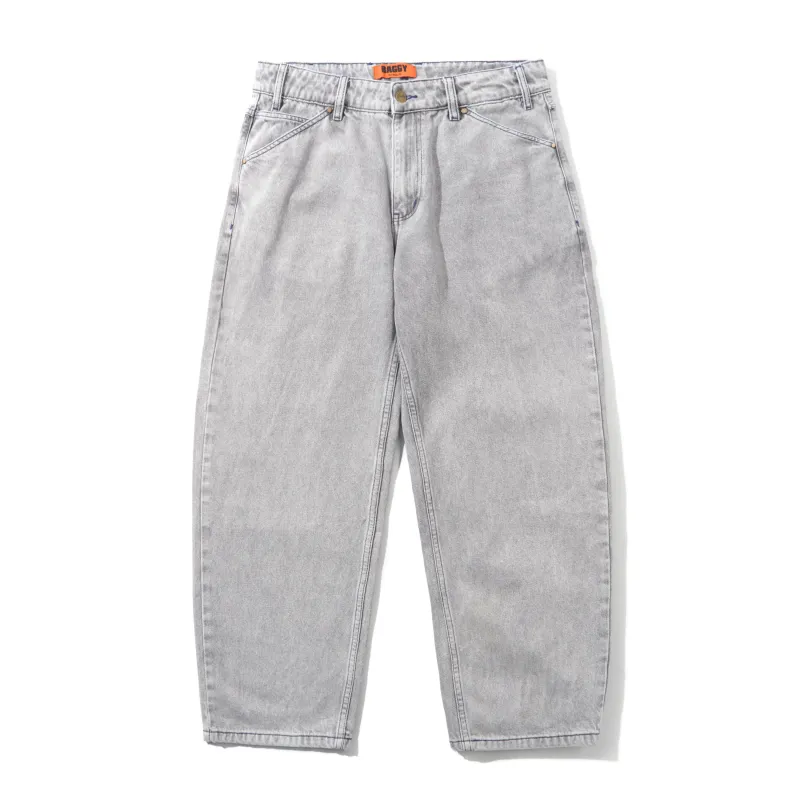 Encounter Denim Jeans, Washed Soft Grey made by Butter
