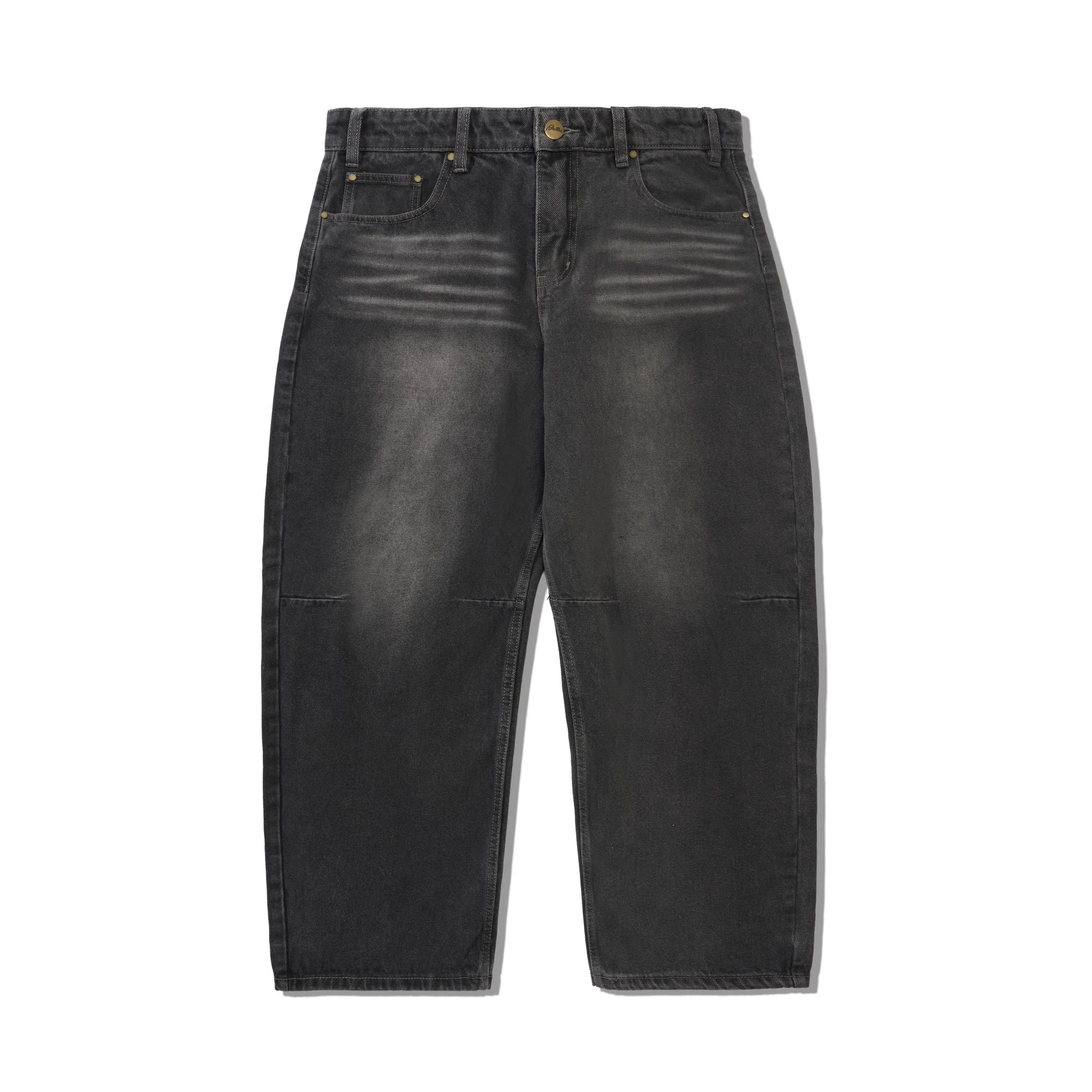Wide Cut Denim Jeans, Washed Black sold by Butter