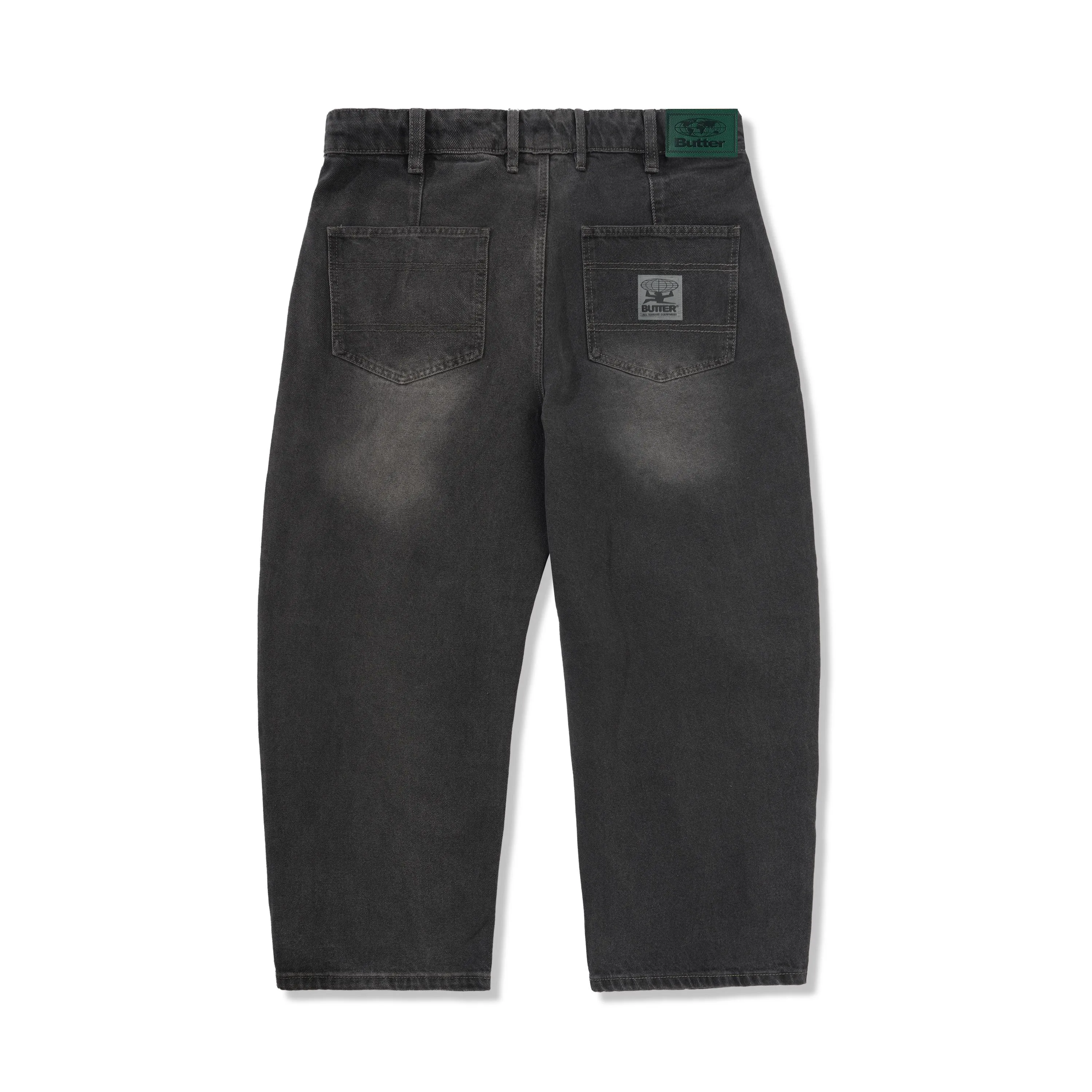 Wide Cut Denim Jeans, Washed Black sold by Butter product image thumbnail 2