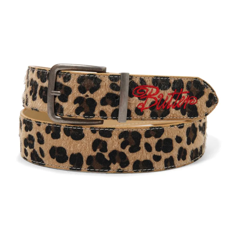 Animal Hide Belt, Leopard made by Butter