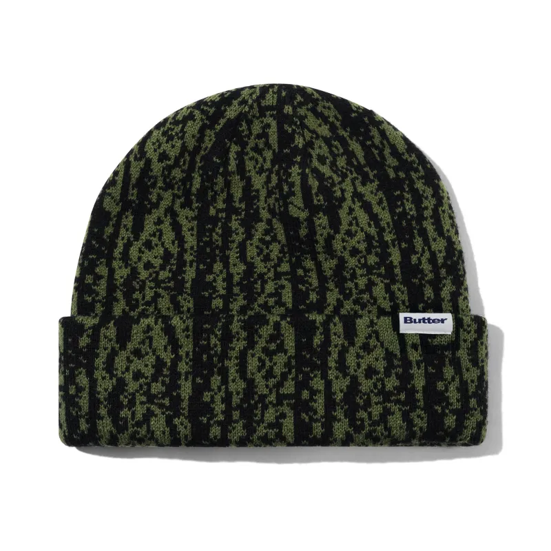 Lowland Camo Beanie, Green made by Butter