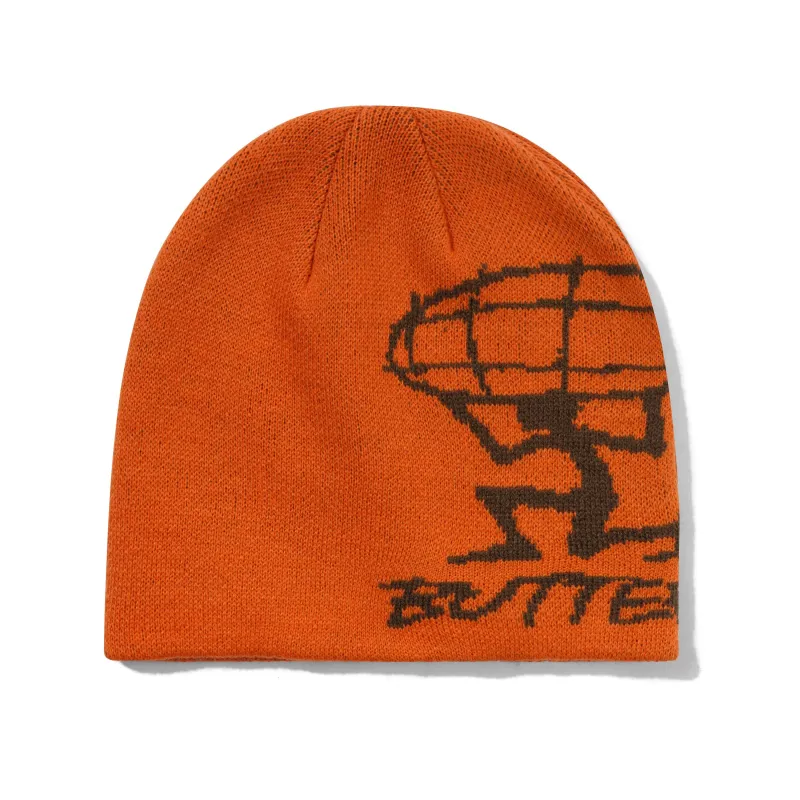 Terrain Skully Beanie, Rust made by Butter