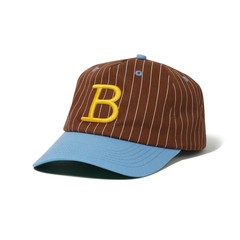 League Baseball Cap, Brown / Sky Blue made by Butter