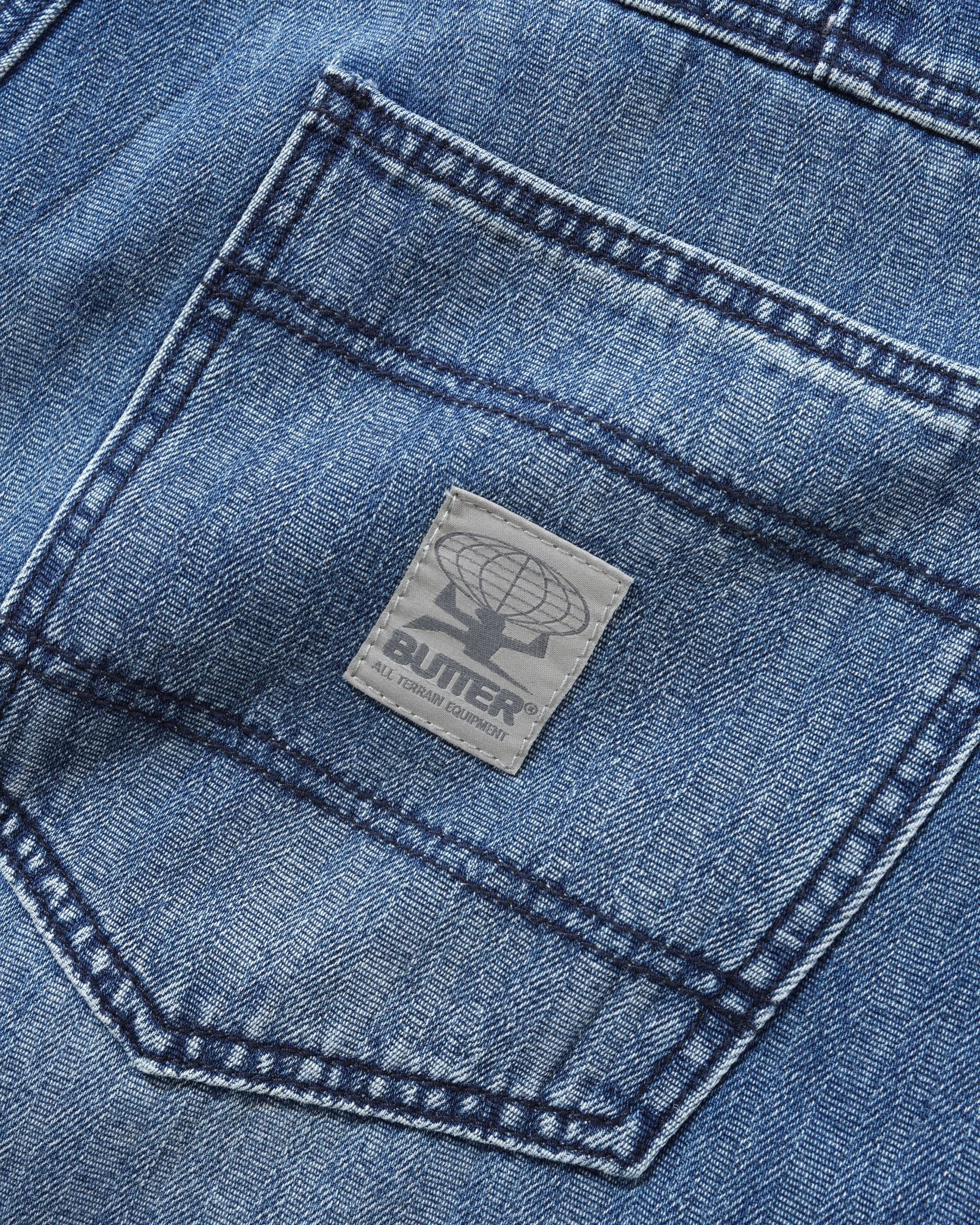 Wide Cut Denim Jeans, Vertical Stripe sold by Butter product image thumbnail 3