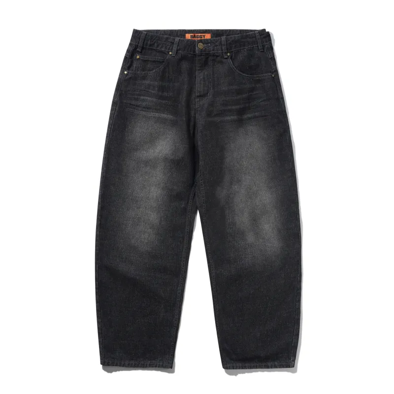 Scorpion Stitch Denim Jeans, Slub Black made by Butter