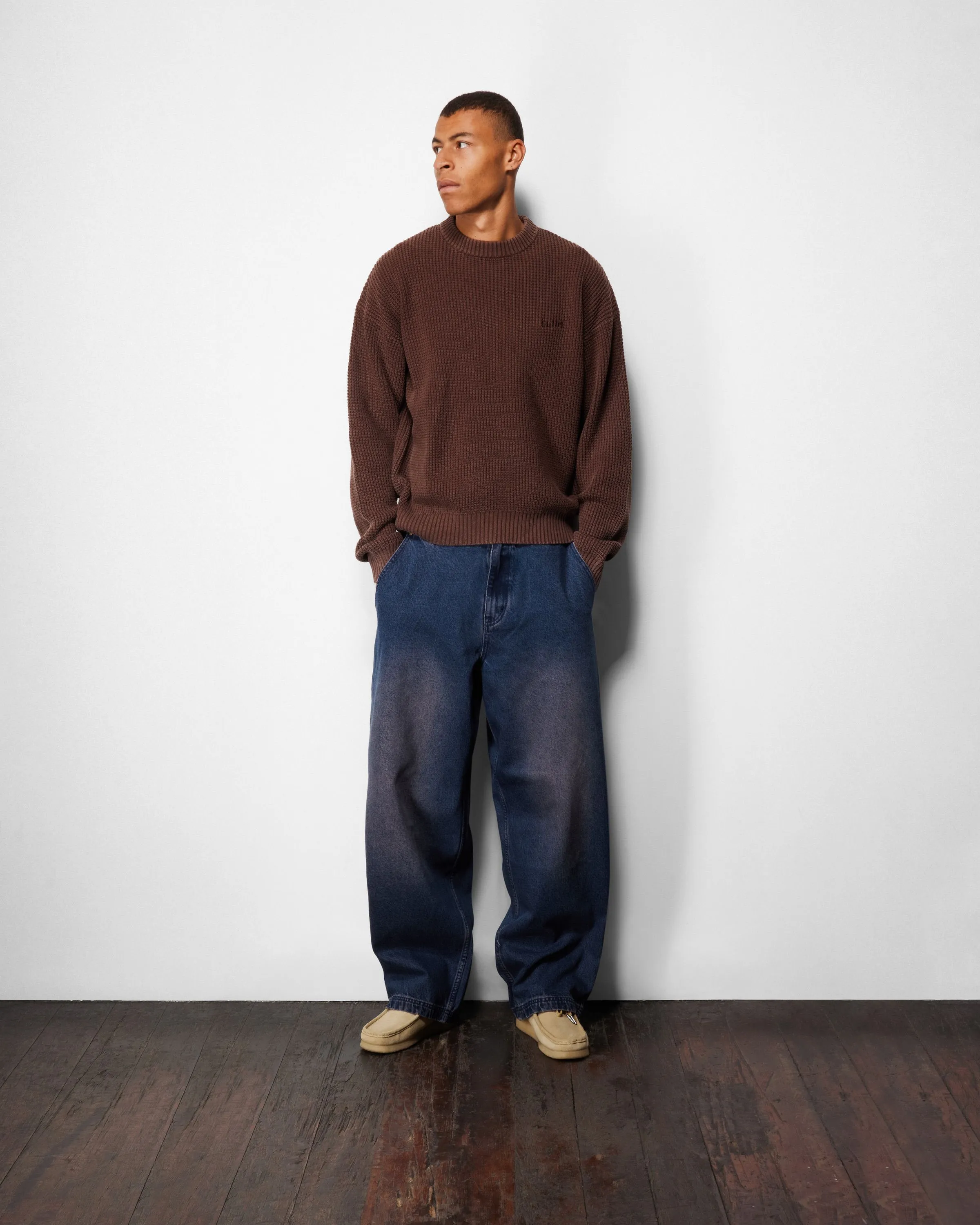 Work Pants, Distressed Tinted Indigo sold by Butter product image thumbnail 2