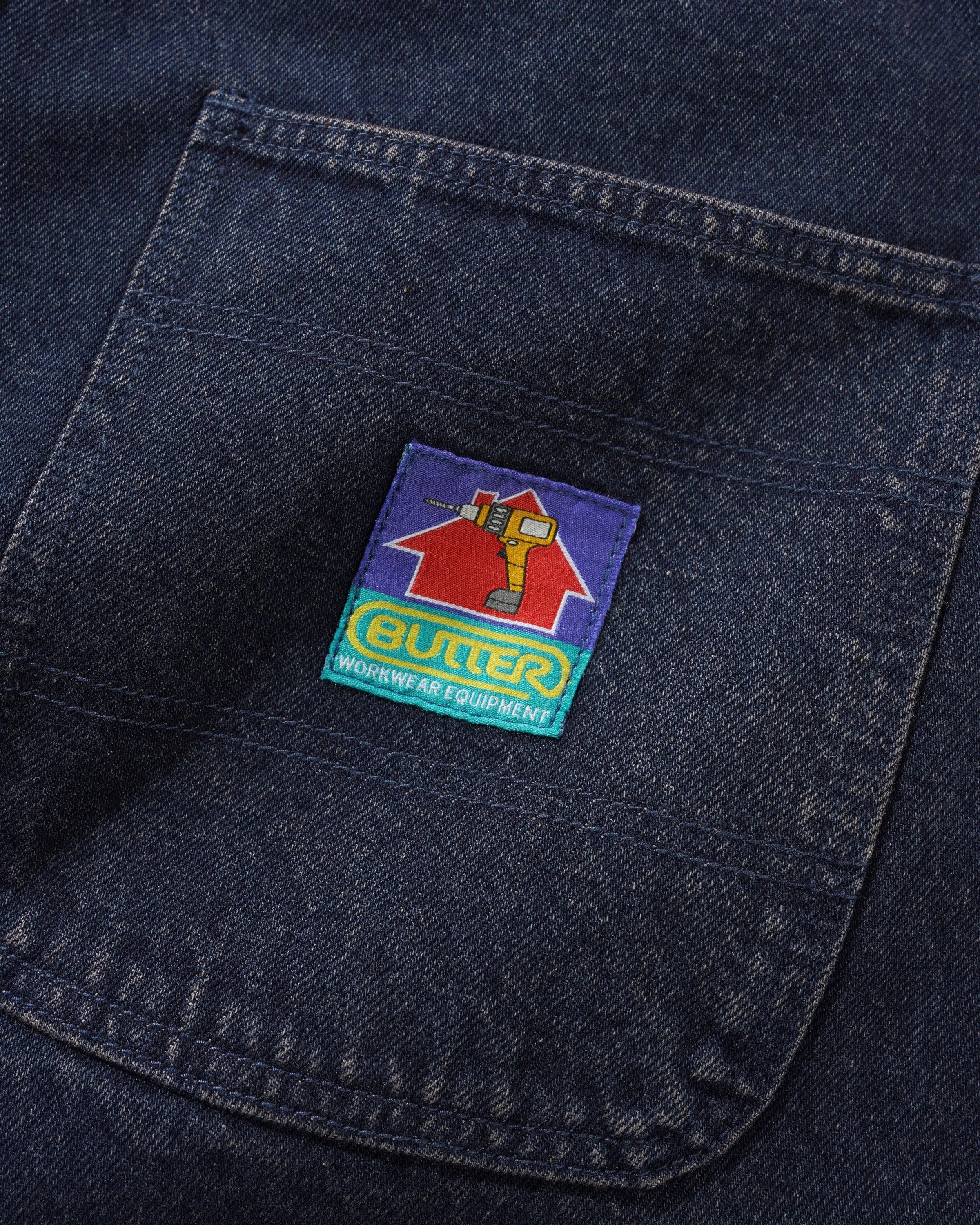 Work Pants, Distressed Tinted Indigo sold by Butter product image thumbnail 5