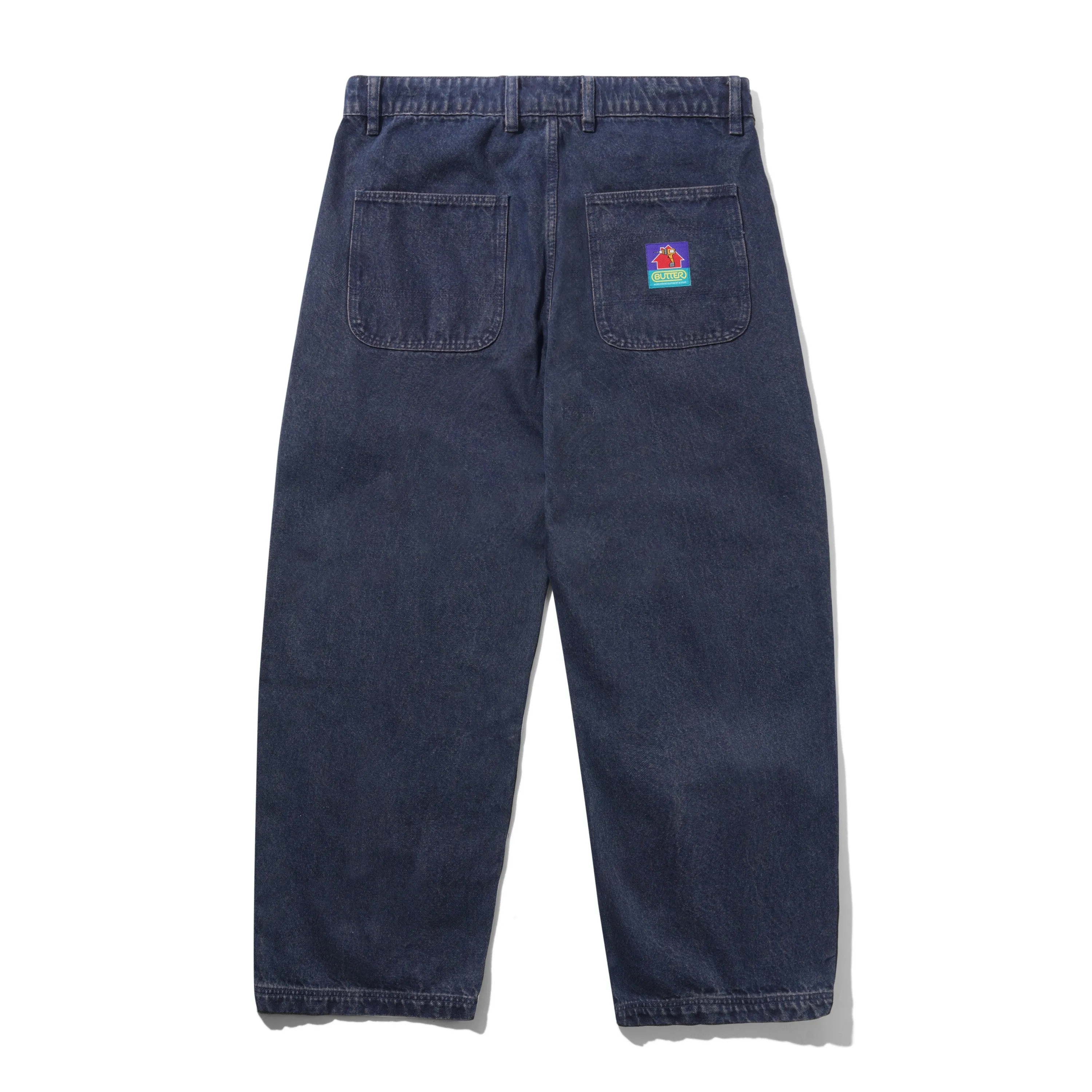 Work Pants, Distressed Tinted Indigo sold by Butter product image thumbnail 4