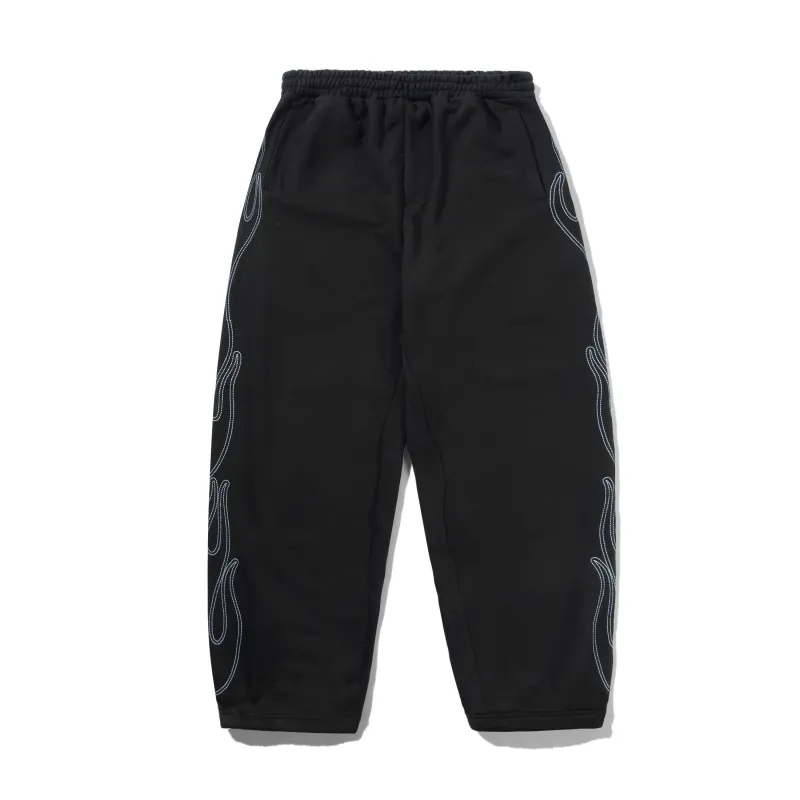 Flame Fleece Pants, Black sold by Butter