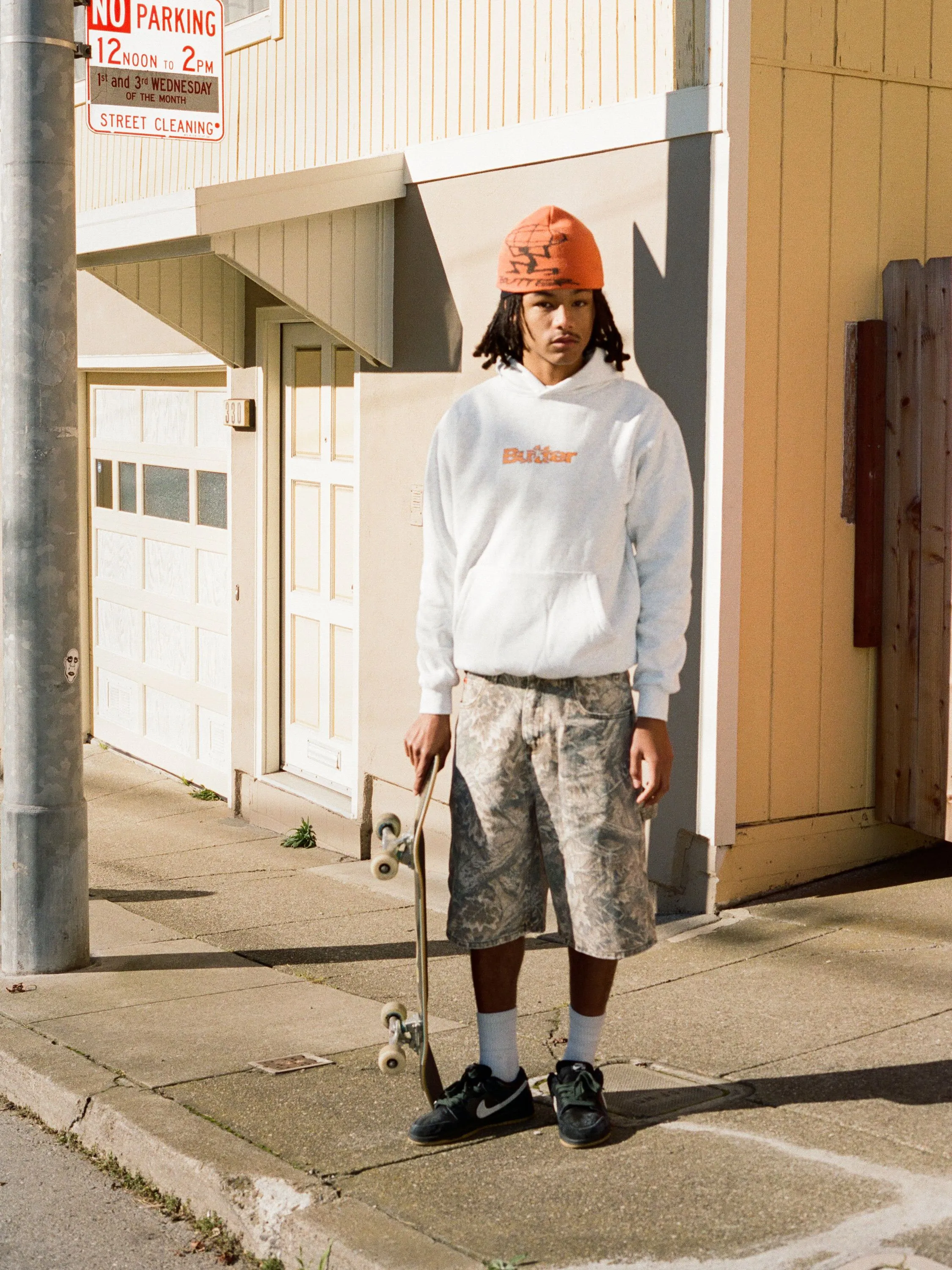 Carpenter Denim Shorts, Forest Camo sold by Butter product image thumbnail 3