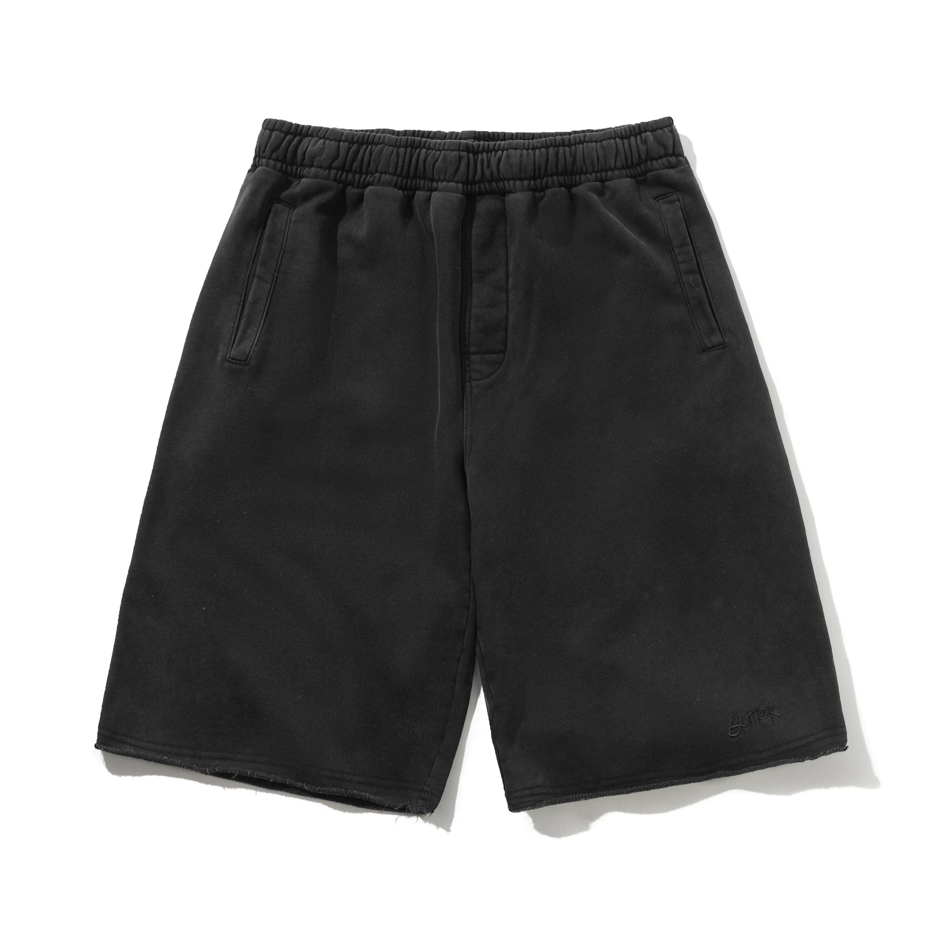Fleece Shorts, Washed Black sold by Butter
