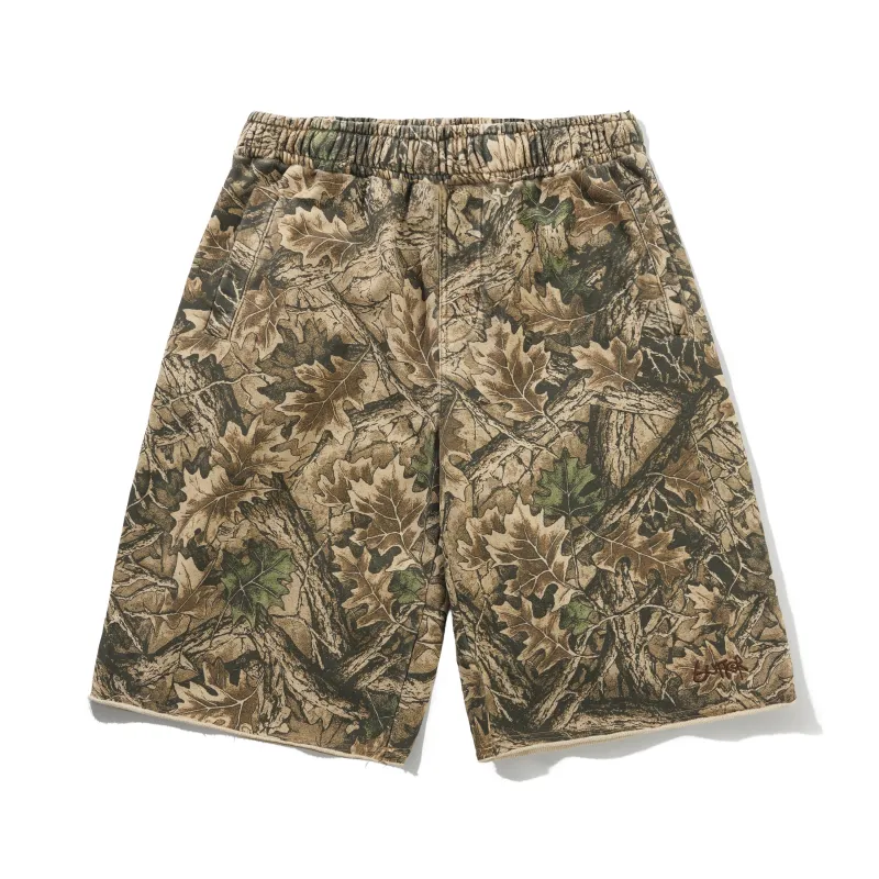 Fleece Shorts, Forest Camo sold by Butter