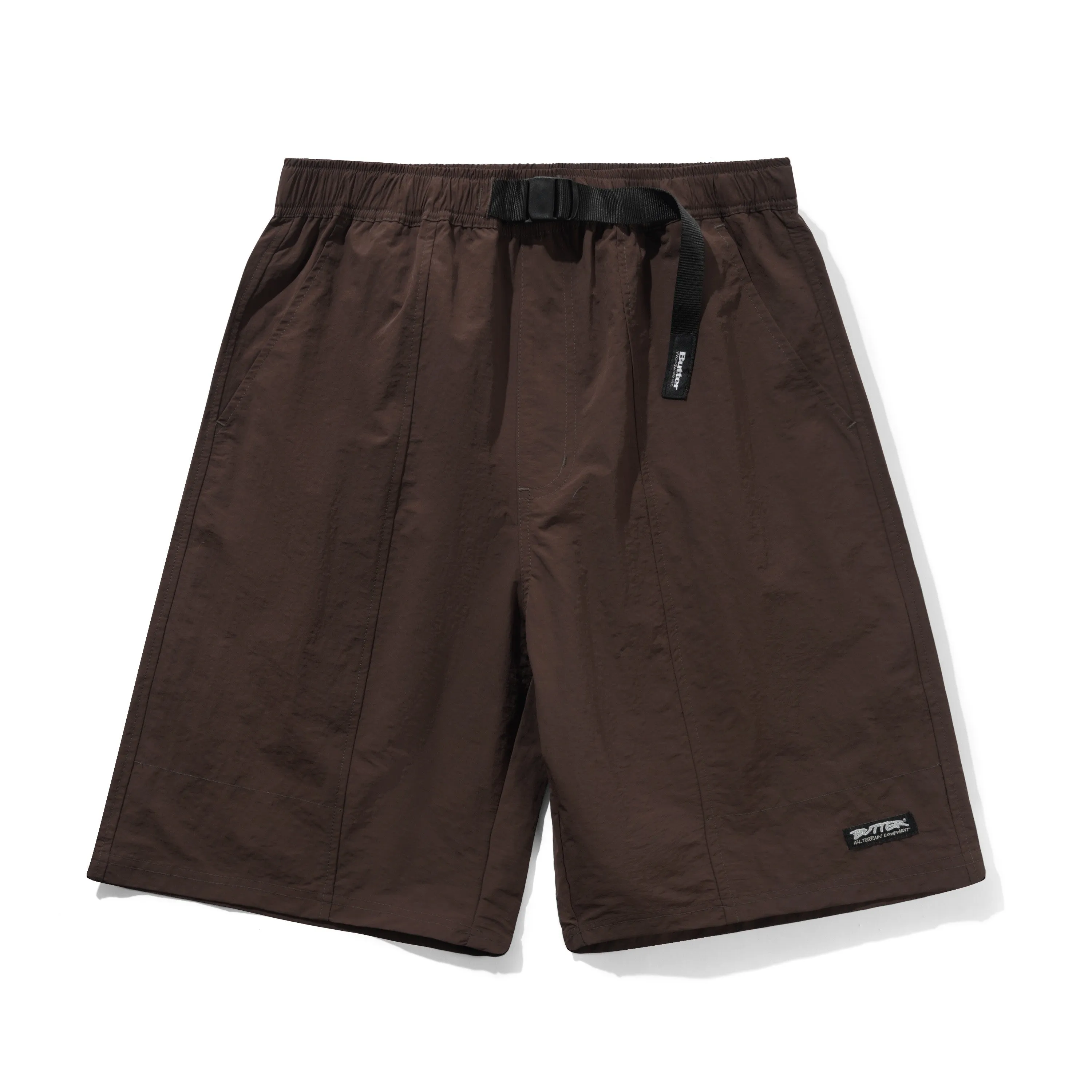 Equipt Shorts, Brown sold by Butter
