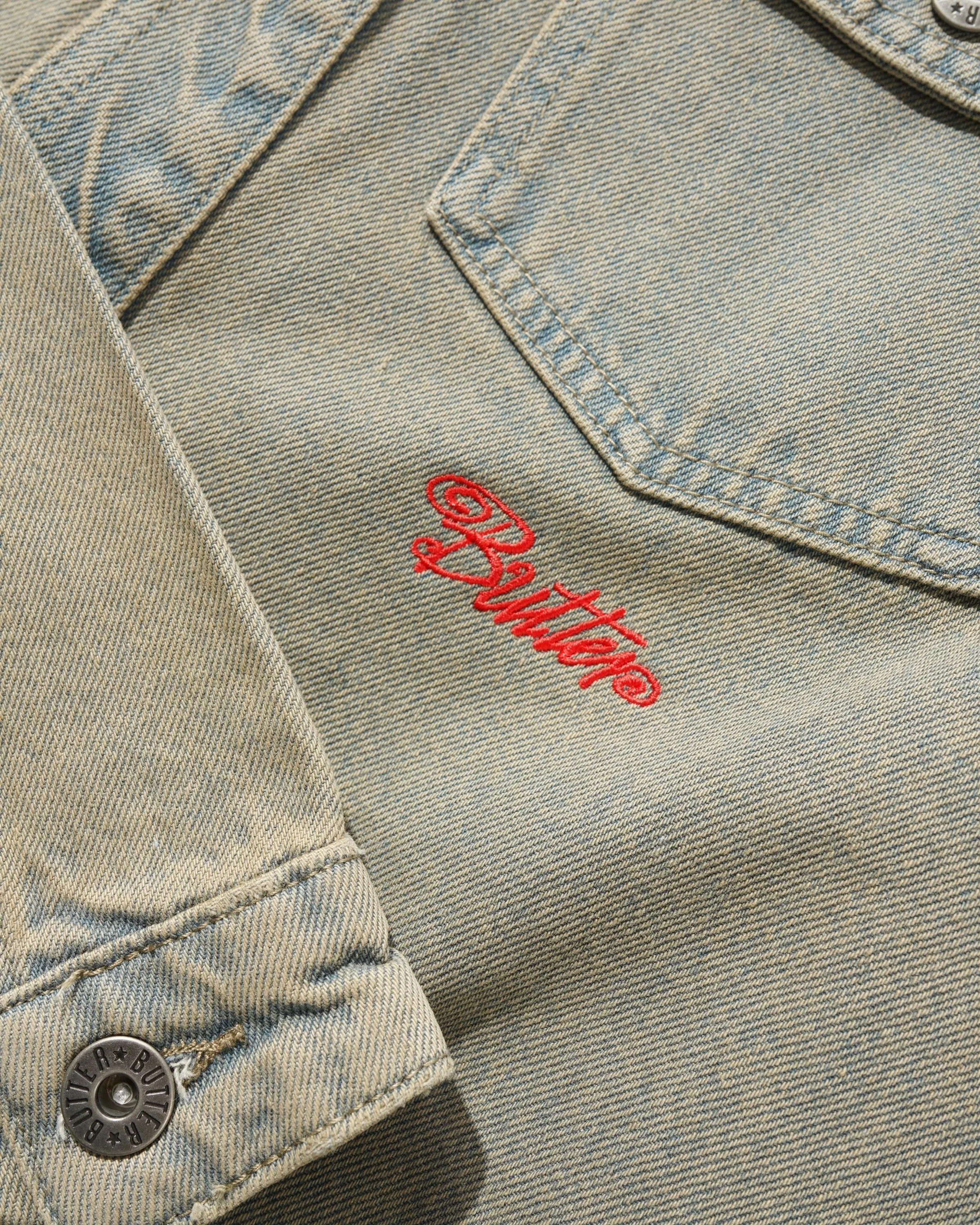 Garage Denim Jacket, Sunfade Blue sold by Butter product image thumbnail 3