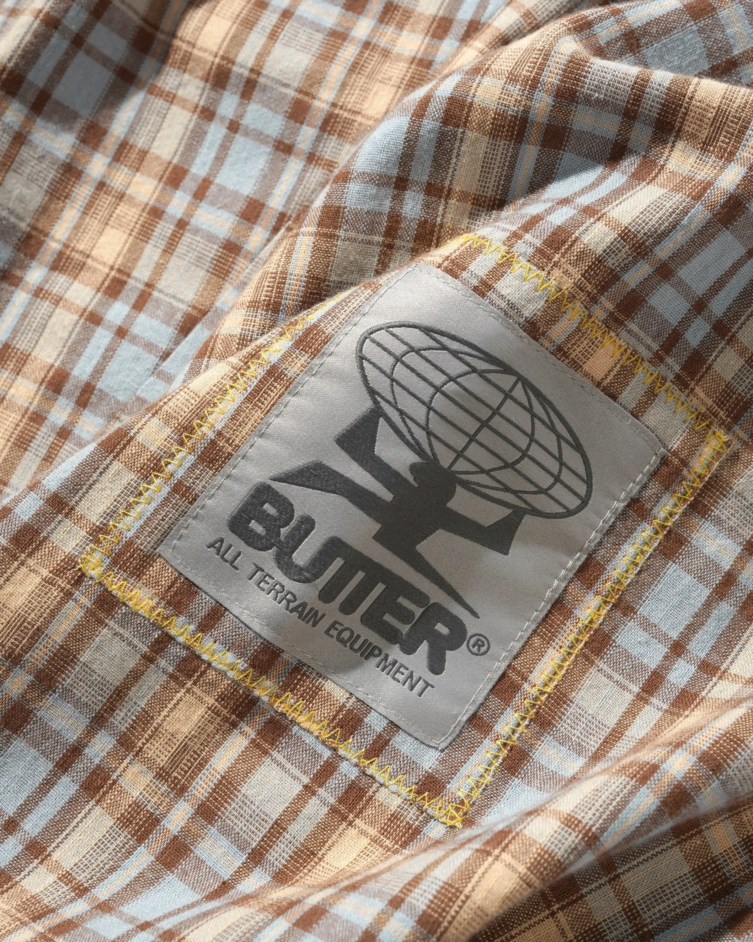 Plaid Equipment Anorak, Sky / Tan sold by Butter product image thumbnail 2