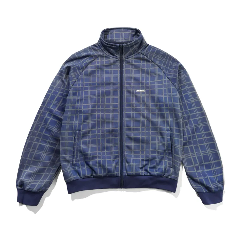 Tricot Jacket, Navy Plaid sold by Butter