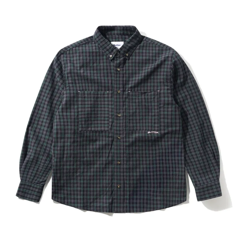 Plaid Shirt, Navy / Forest made by Butter