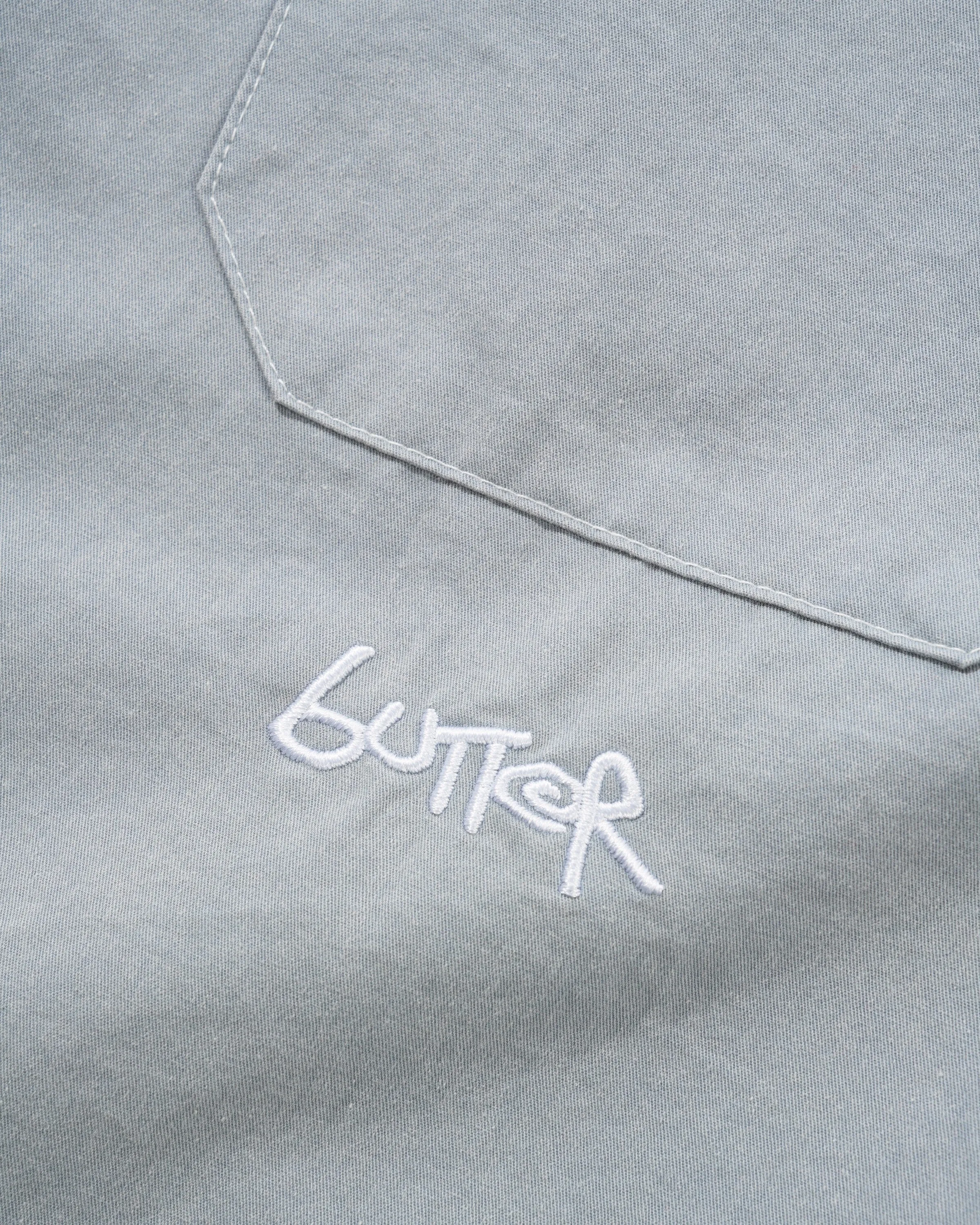 Contrast Stitch S/S Shirt, Blue Grey sold by Butter product image thumbnail 2