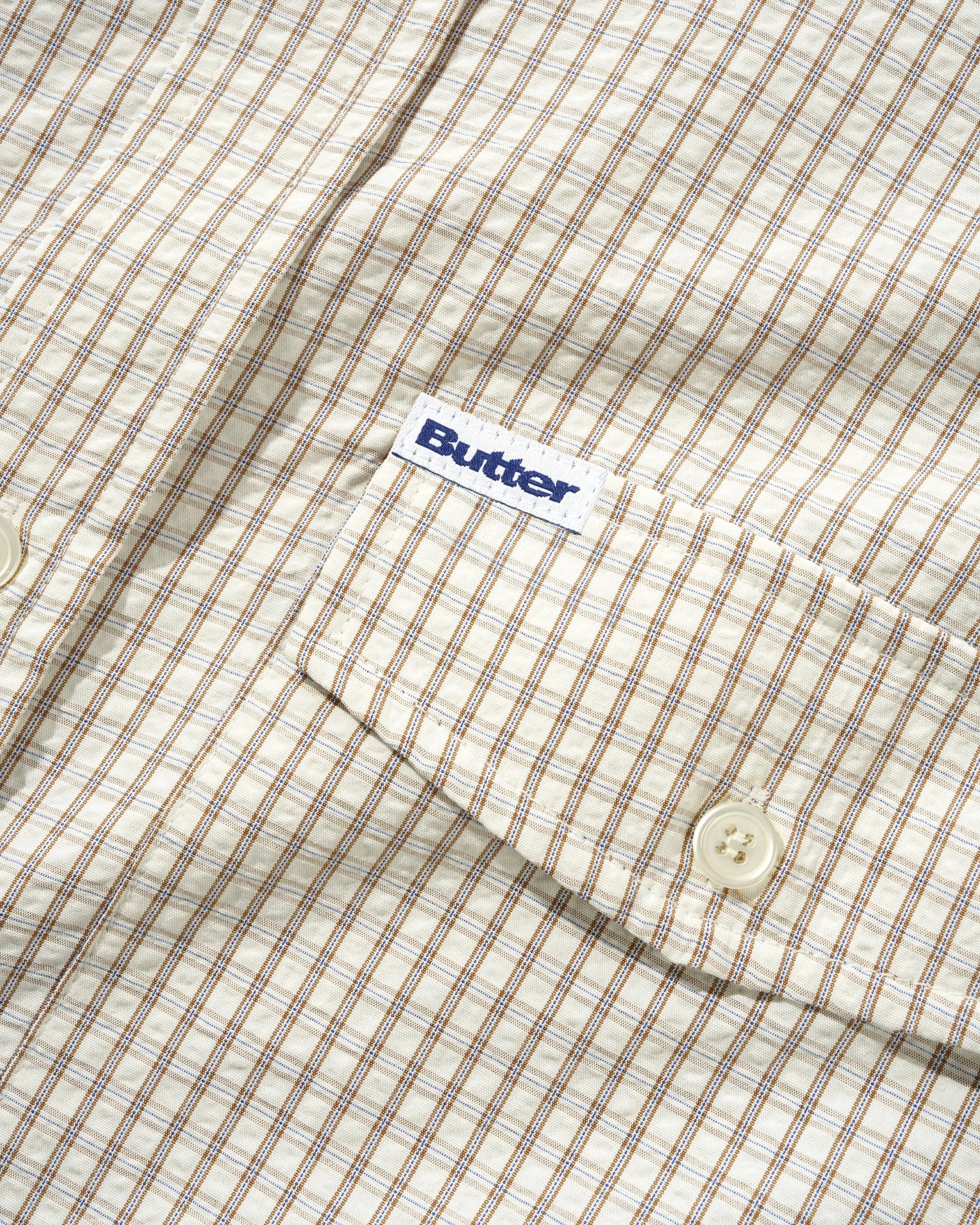 Grid S/S Shirt, Beige sold by Butter product image thumbnail 2