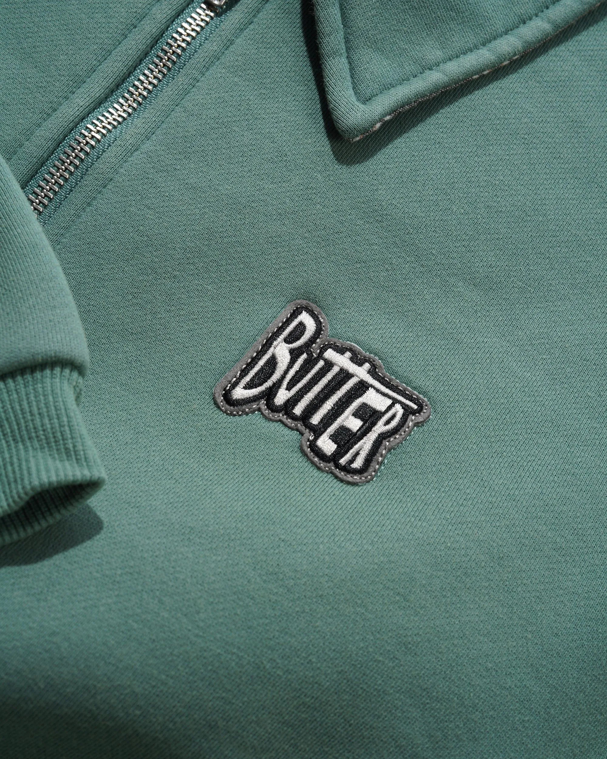 Sketch 1/4 Zip Sweater, Sage sold by Butter product image thumbnail 3