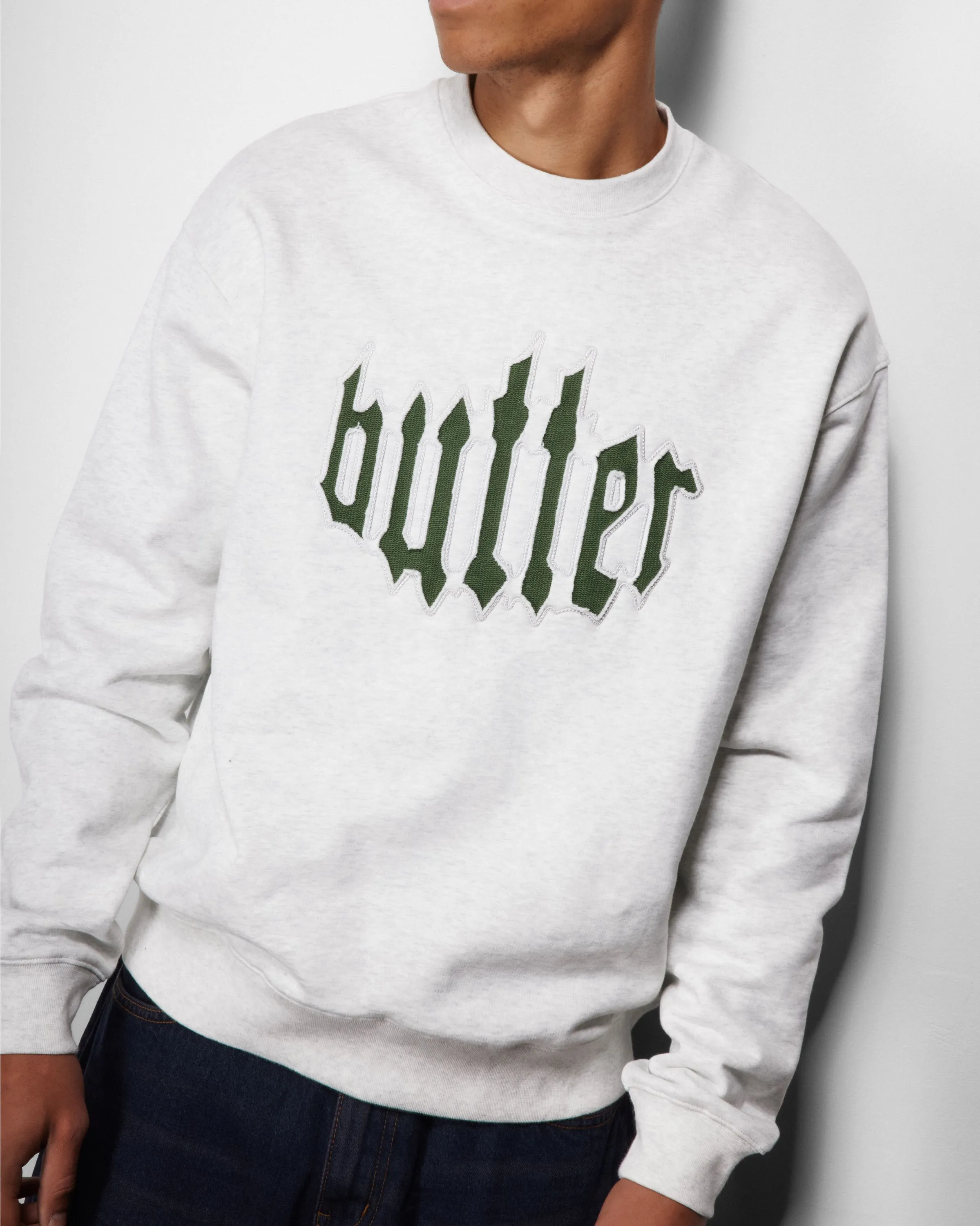 Cut Out Applique Crewneck, Black sold by Butter product image thumbnail 5