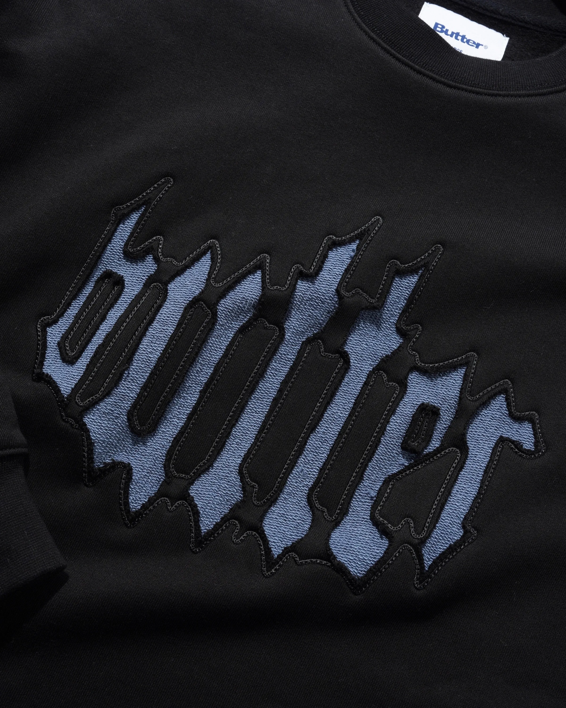 Cut Out Applique Crewneck, Black sold by Butter product image thumbnail 2