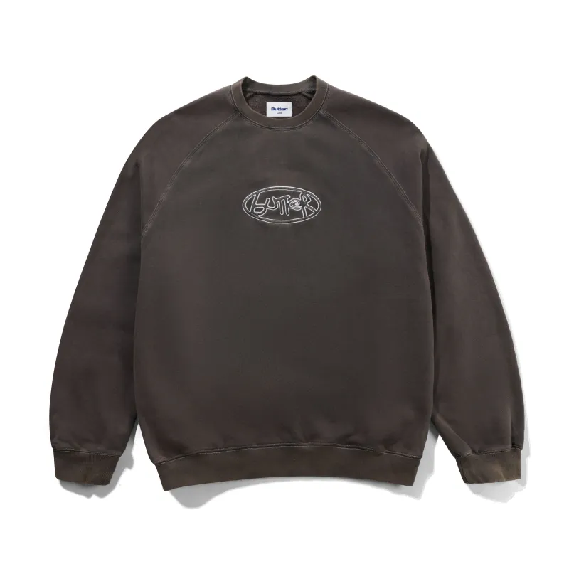 Abseil Crewneck, Washed Black made by Butter