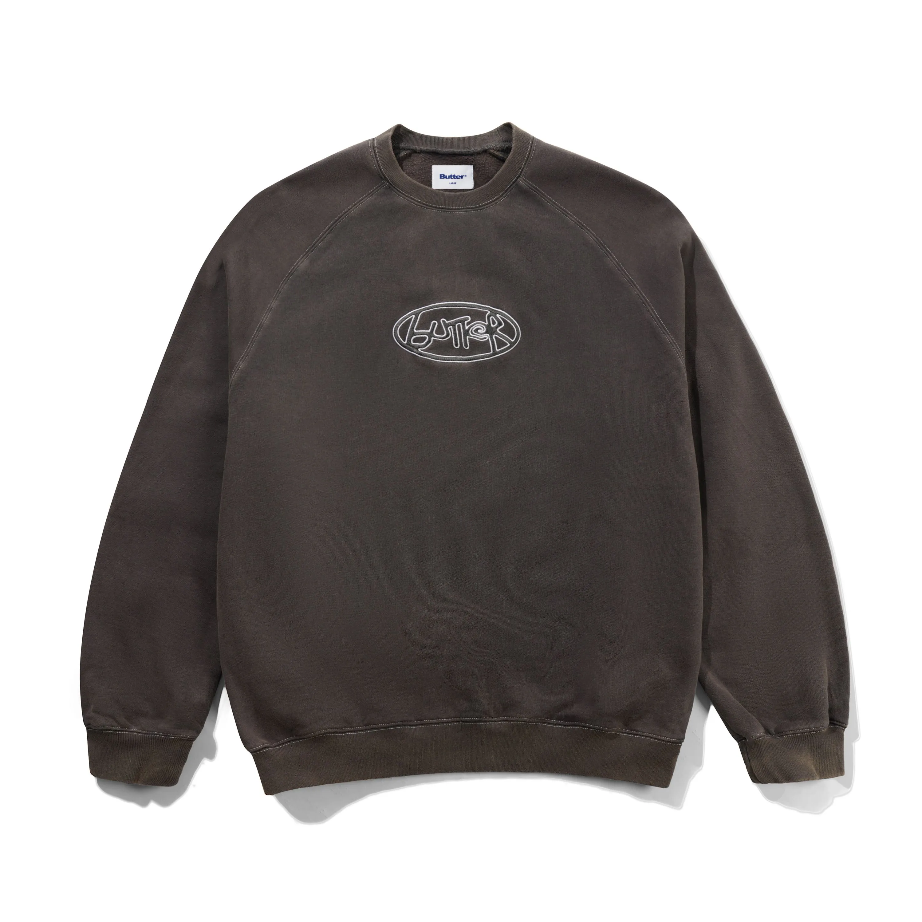 Abseil Crewneck, Washed Black sold by Butter