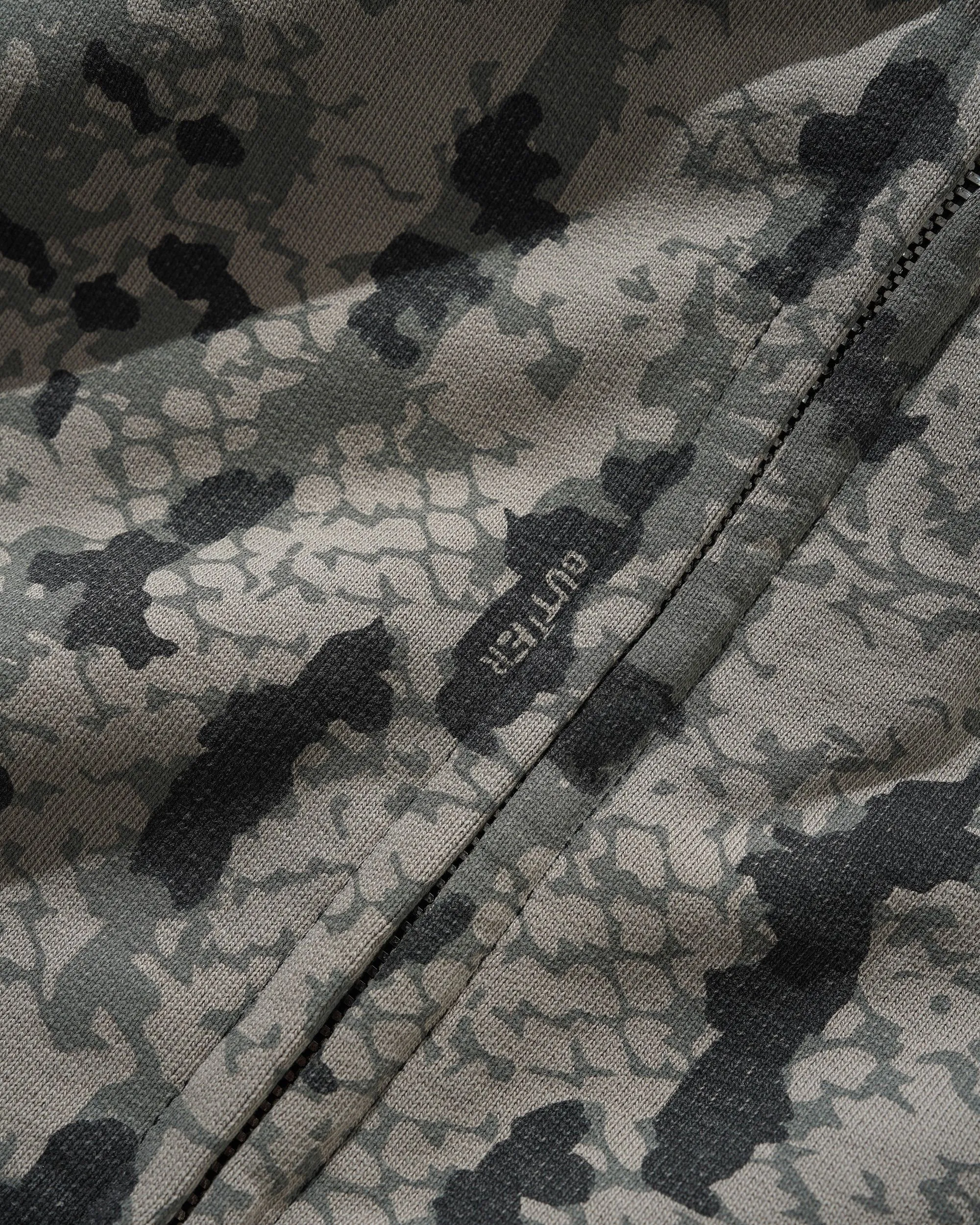 Lowland Camo Zip-Thru Hood, Washed Black sold by Butter product image thumbnail 2