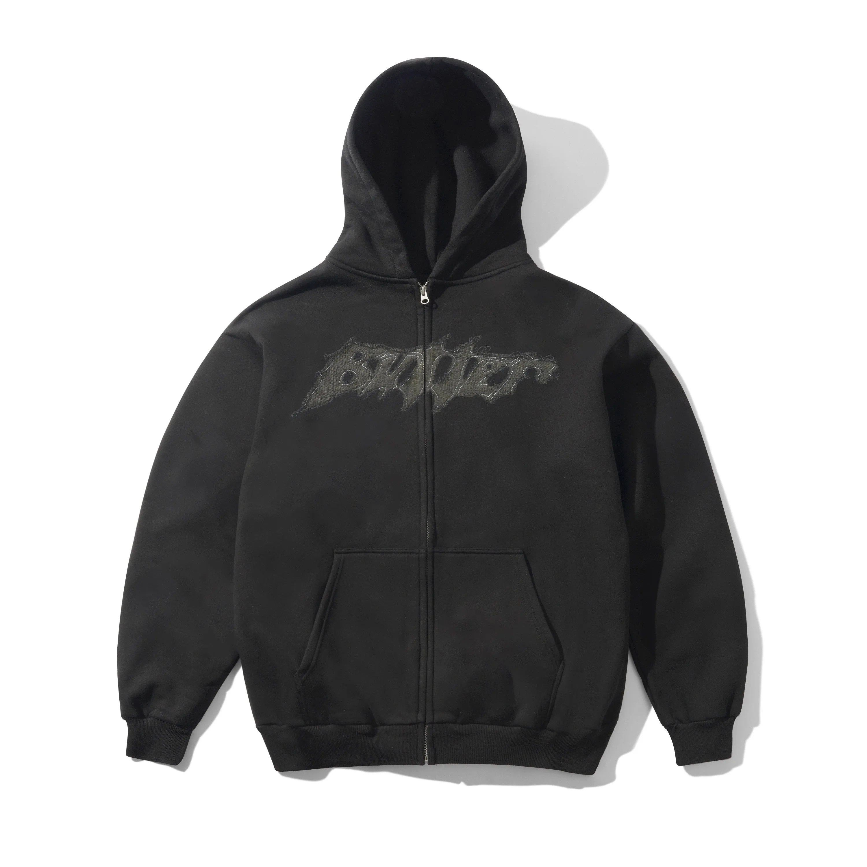 Amplify Zip-Thru Hood, Washed Black sold by Butter