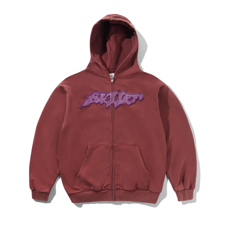 Amplify Zip-Thru Hood, Washed Russet made by Butter