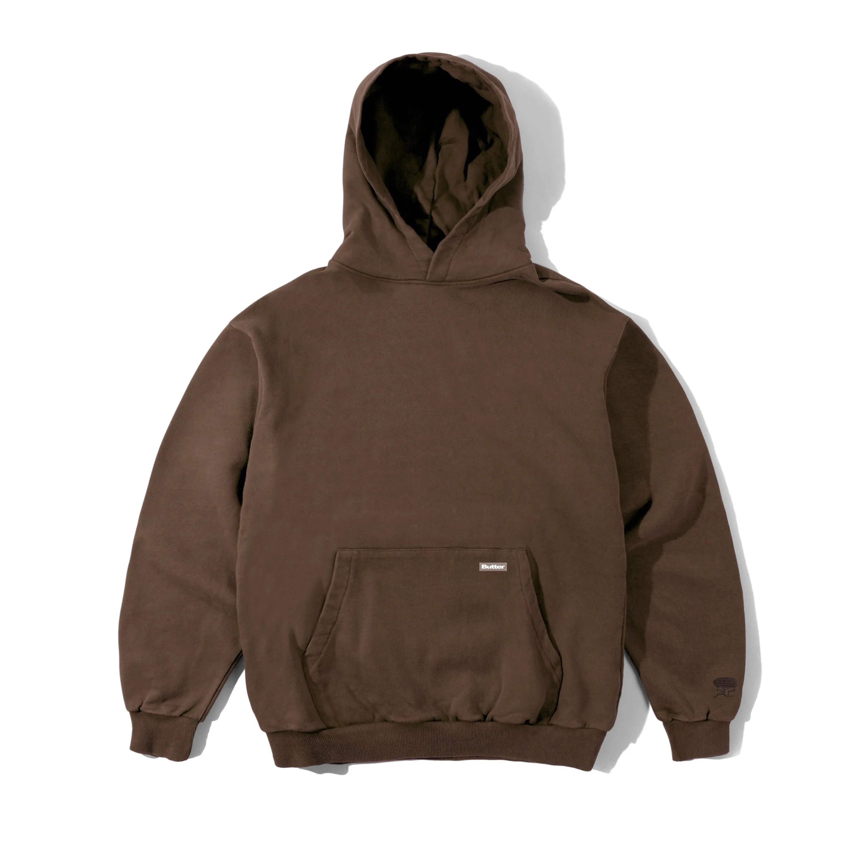 Basic Pullover Hood, Washed Brown sold by Butter