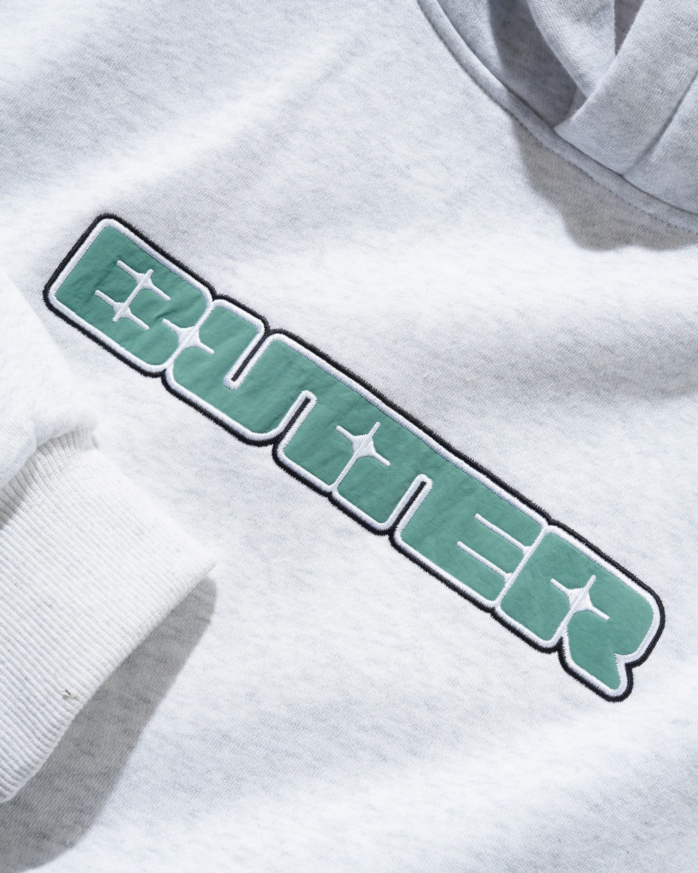 Glint Nylon Applique Pullover Hood, Ash sold by Butter product image thumbnail 2