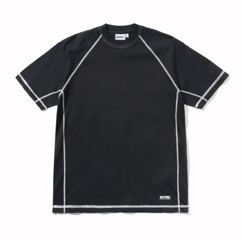 Cliff Contrast Tee, Black made by Butter