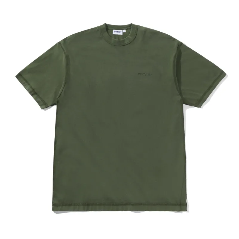 Inside Out Tee, Washed Army made by Butter