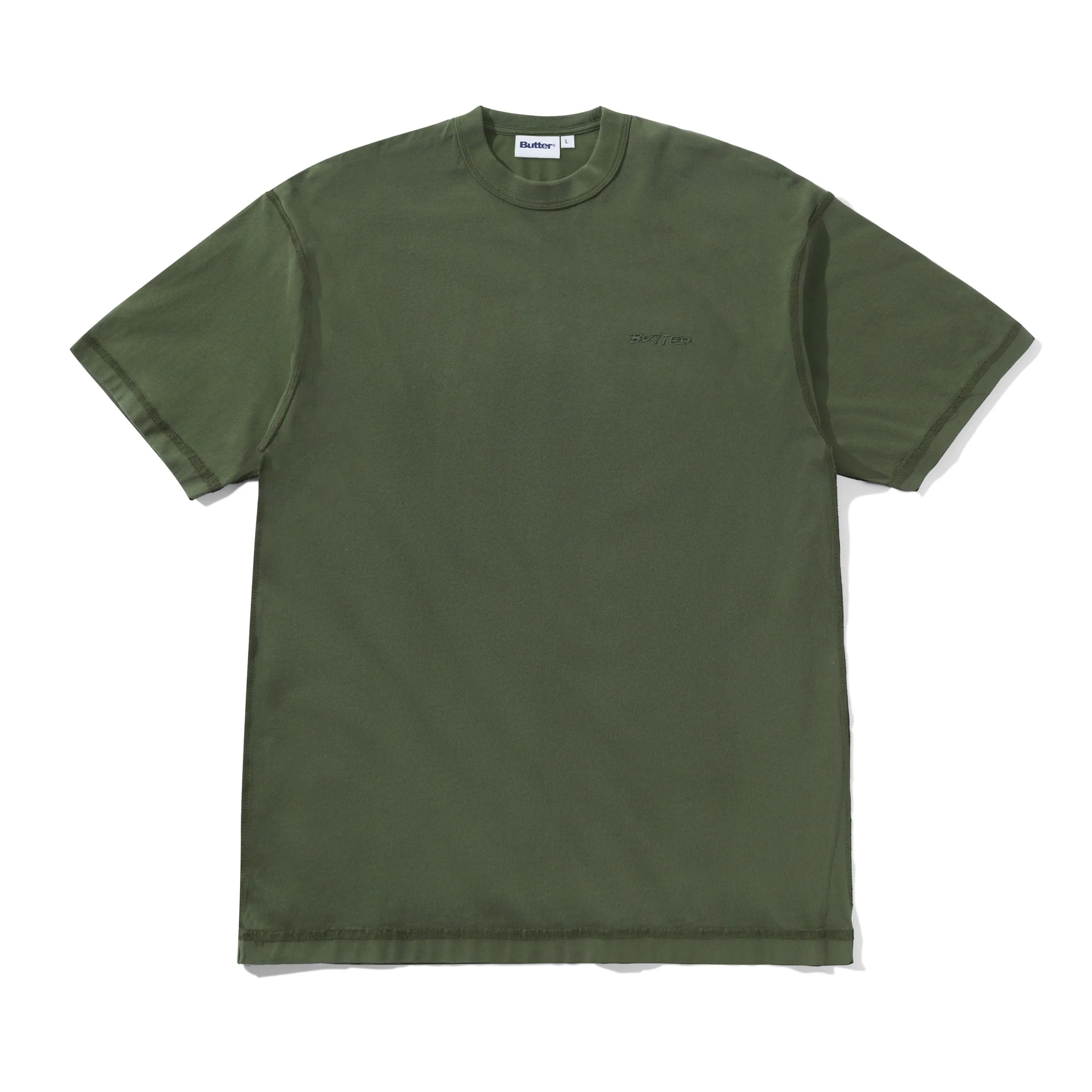 Inside Out Tee, Washed Army sold by Butter