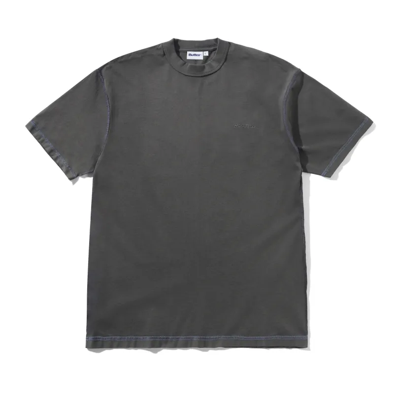 Inside Out Tee, Washed Black made by Butter