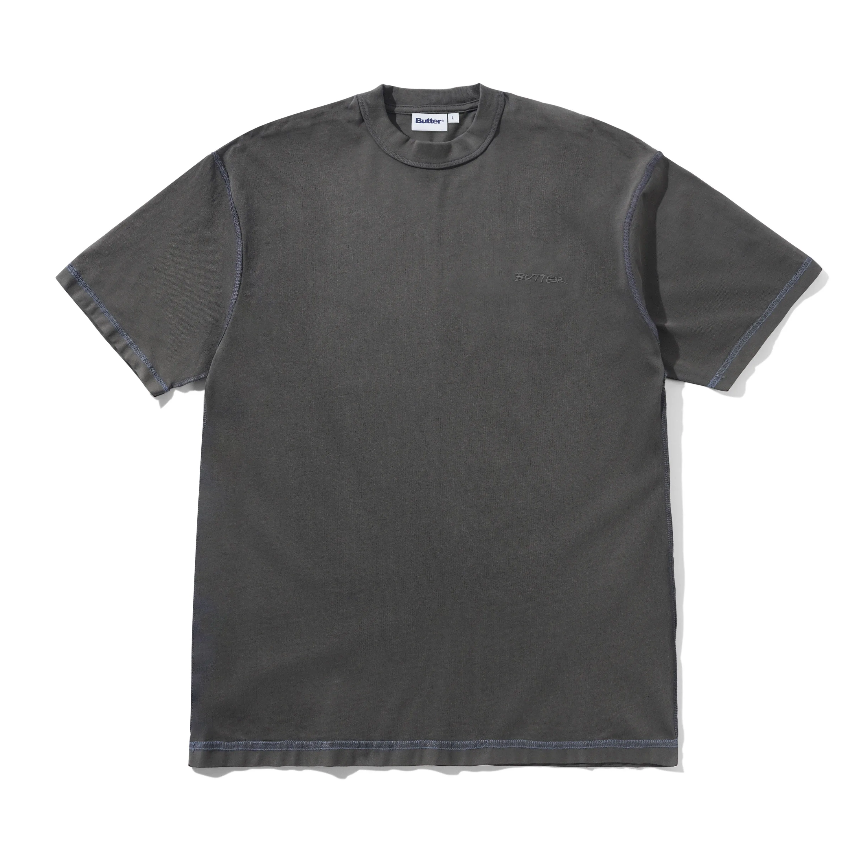 Inside Out Tee, Washed Black sold by Butter