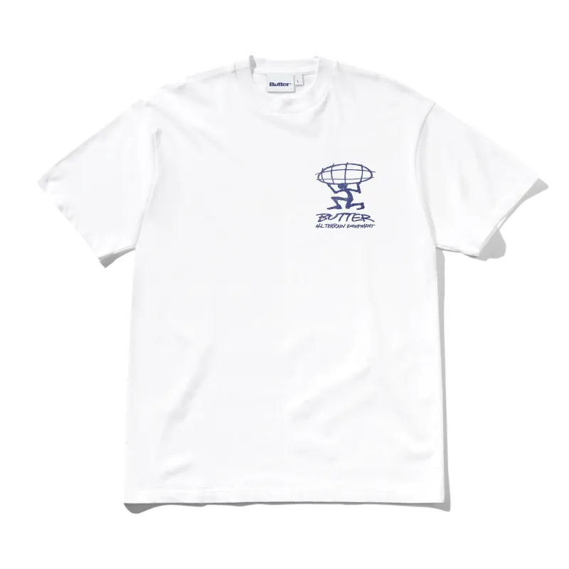 Terrain Tee, White made by Butter