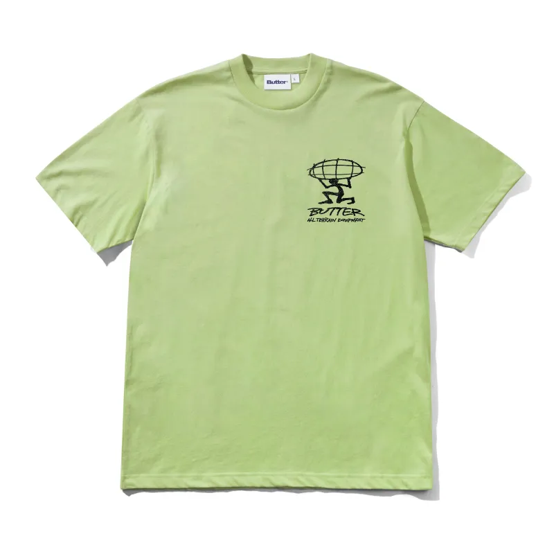 Terrain Tee, Pistachio made by Butter