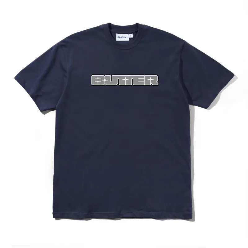 Glint Tee, Navy made by Butter