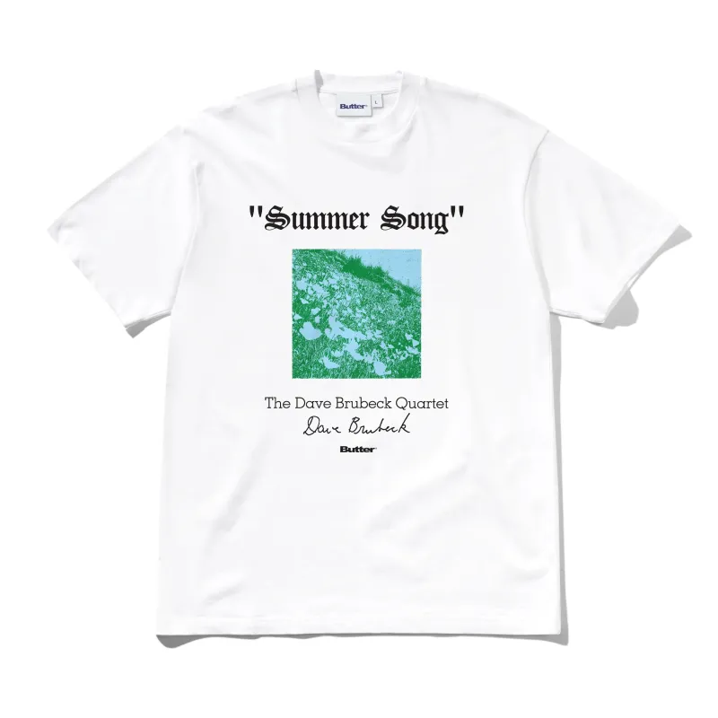 Summer Song Tee, White made by Butter