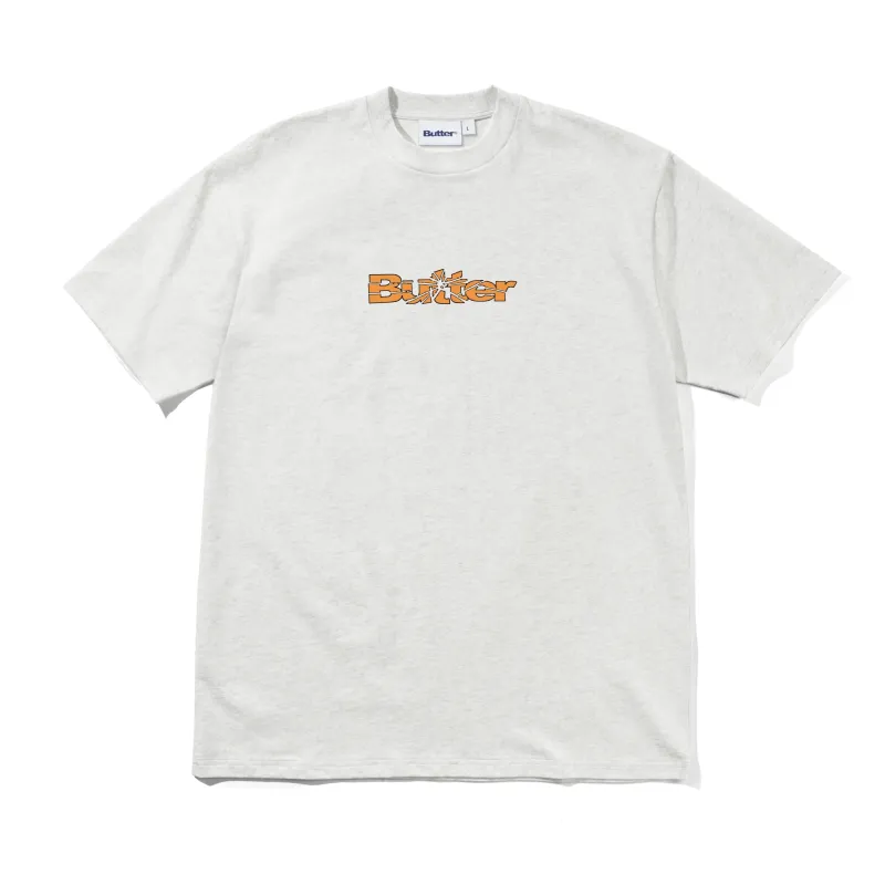 Smashed Logo Tee, Ash made by Butter