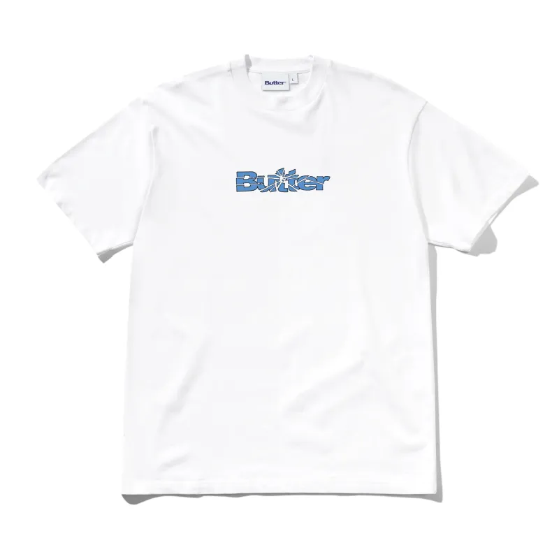 Smashed Logo Tee, White made by Butter