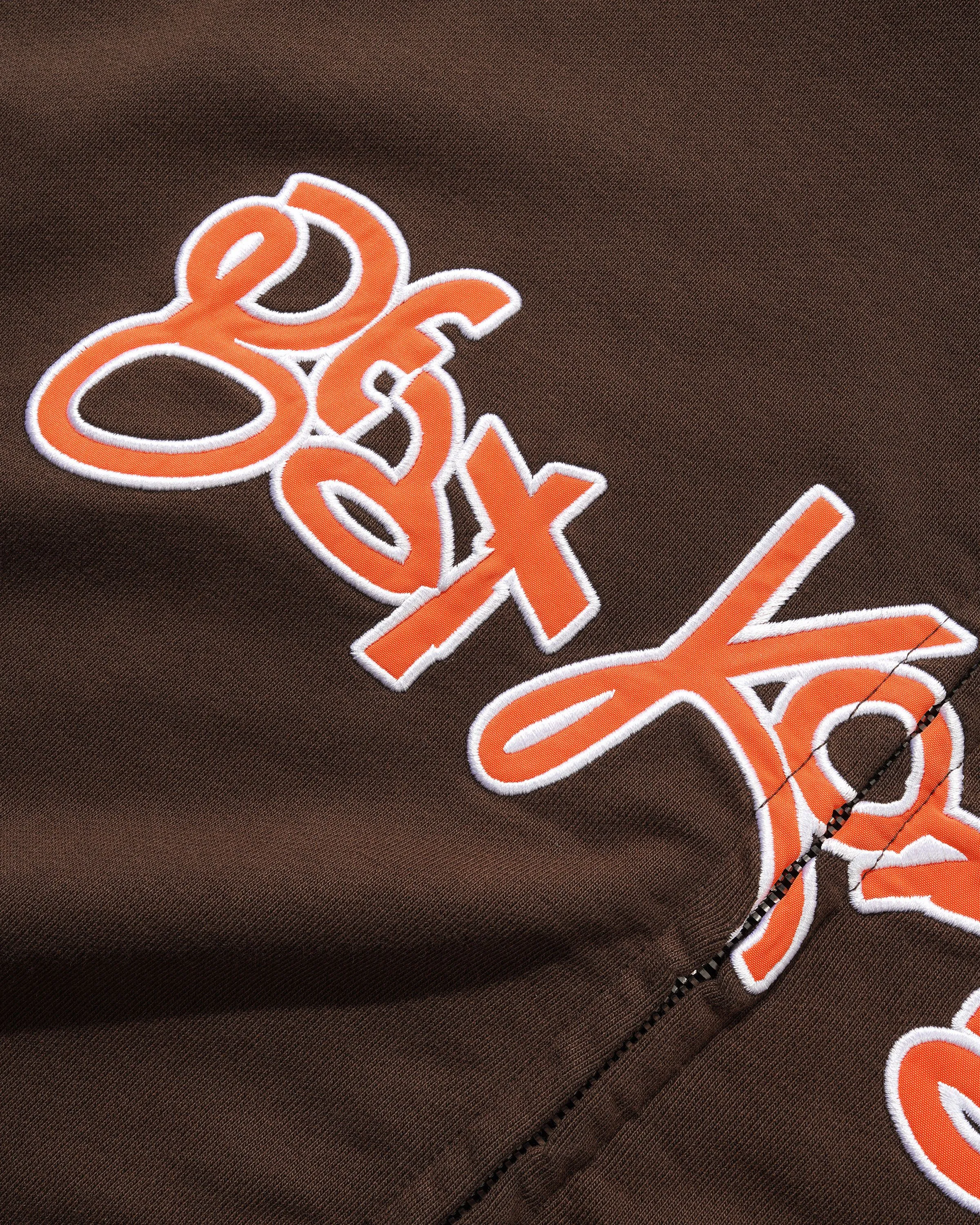 Beat Konducta Zip-Thru Hood, Washed Chestnut sold by Butter product image thumbnail 3